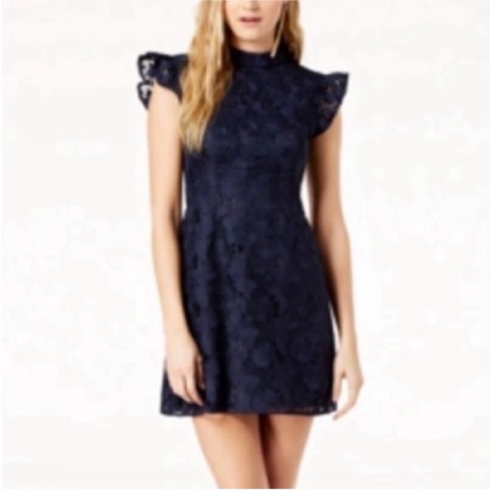 Rachel Zoe Navy Lace Dress